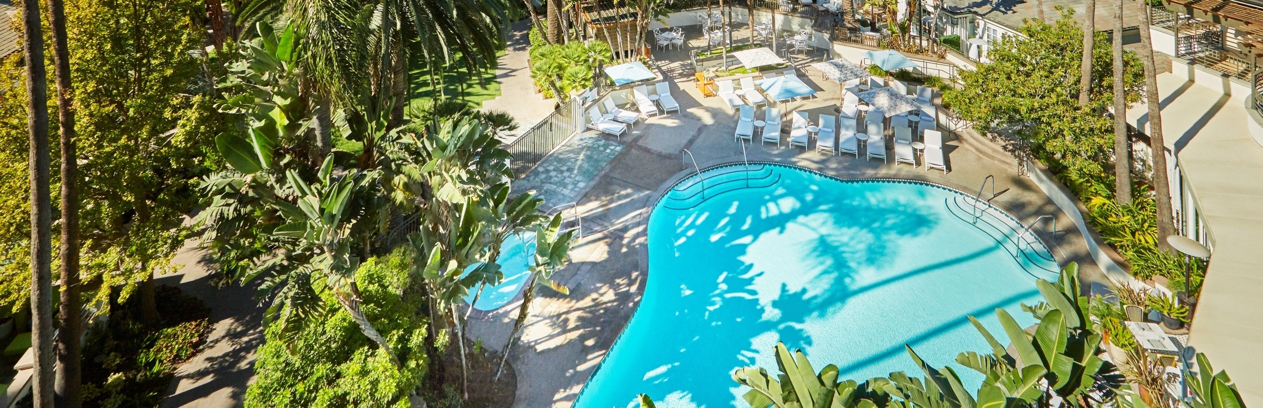 The exterior of Fairmont Miramar Hotel & Bungalows